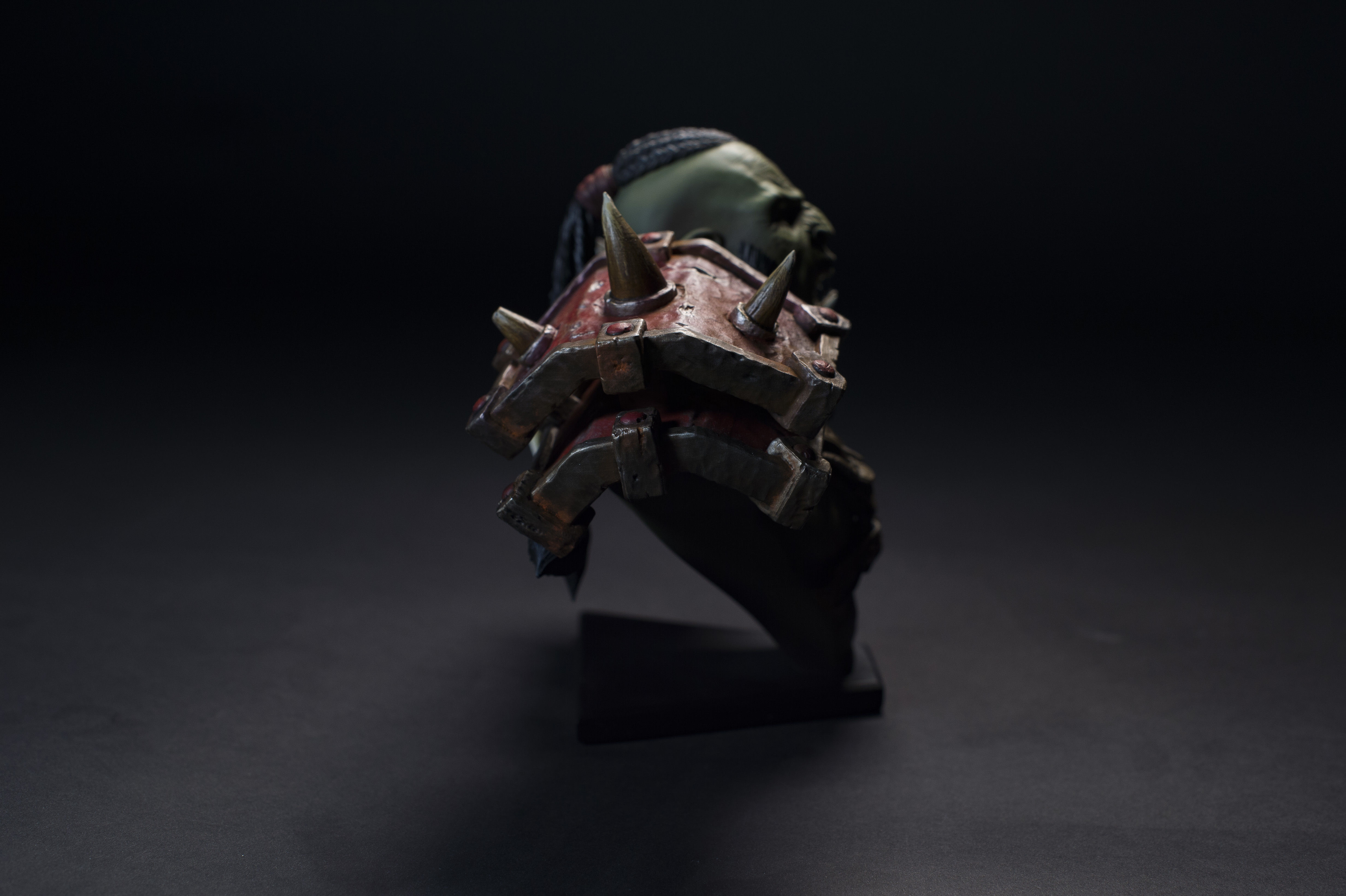 Orc bust - 3d print ready 3D print model_4