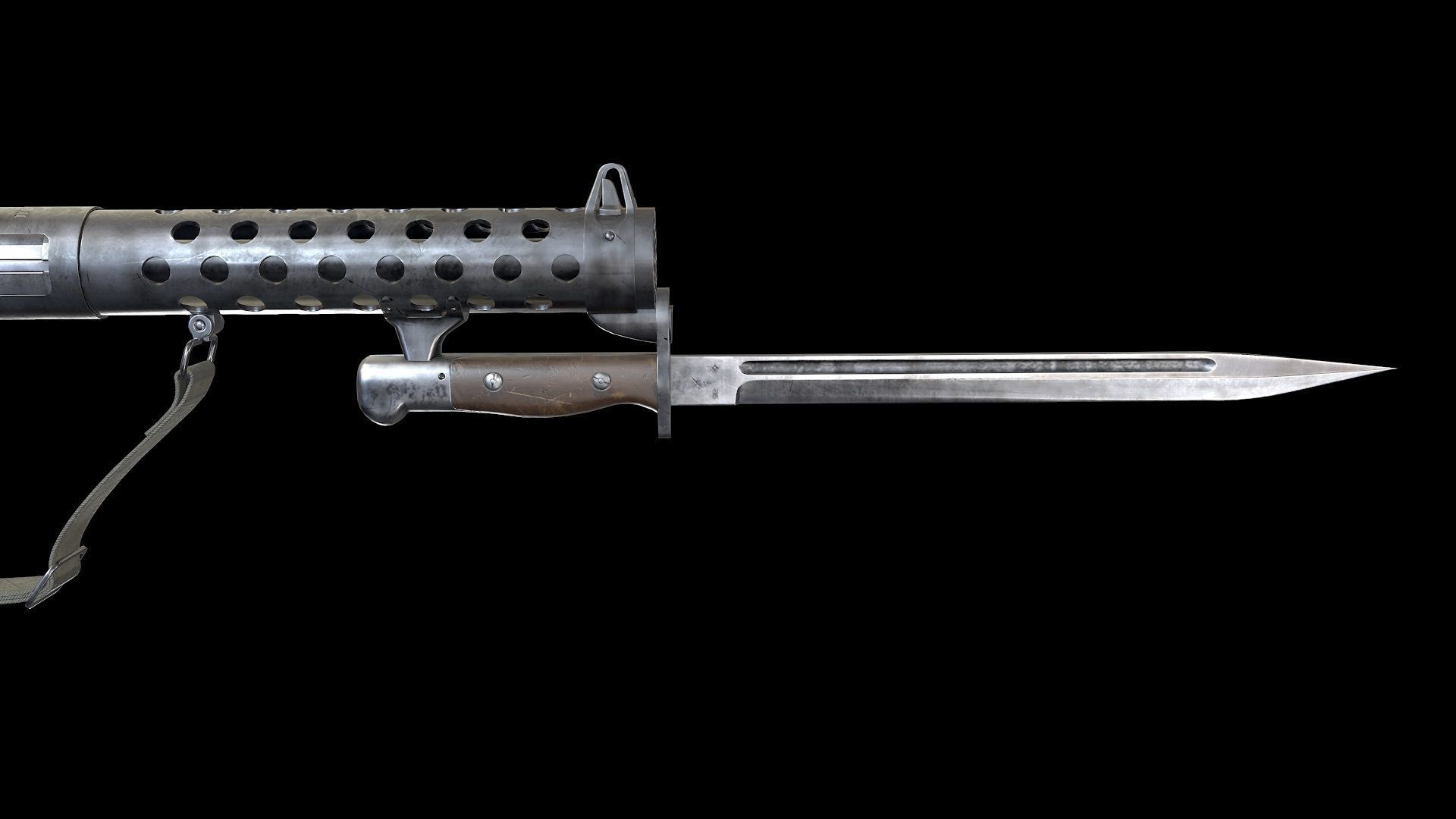 Schmeisser MP-28 Rifle AAA Game Ready Weapon FPS Asset Low-poly 3D model_10