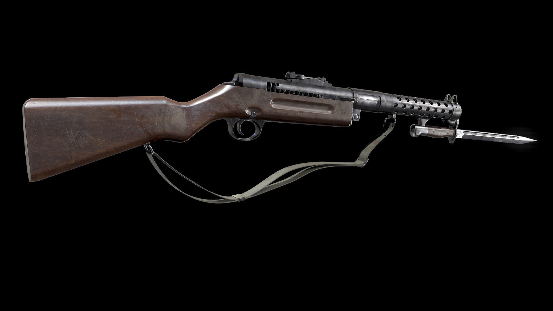 Schmeisser MP-28 Rifle AAA Game Ready Weapon FPS Asset Low-poly 3D model_2