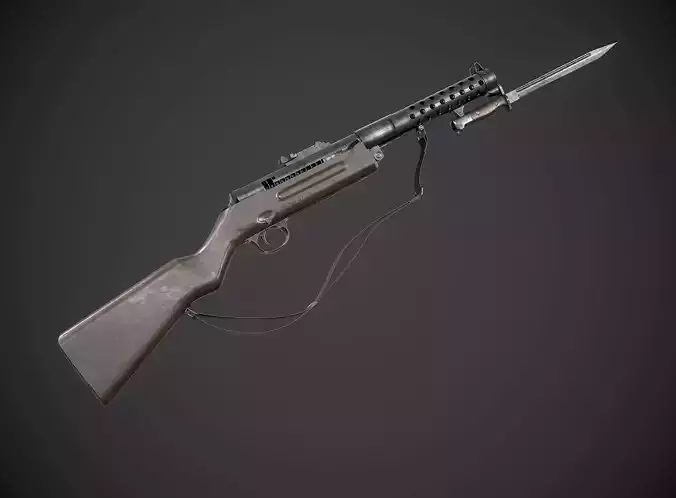 Schmeisser MP-28 Rifle AAA Game Ready Weapon FPS Asset Low-poly 3D model