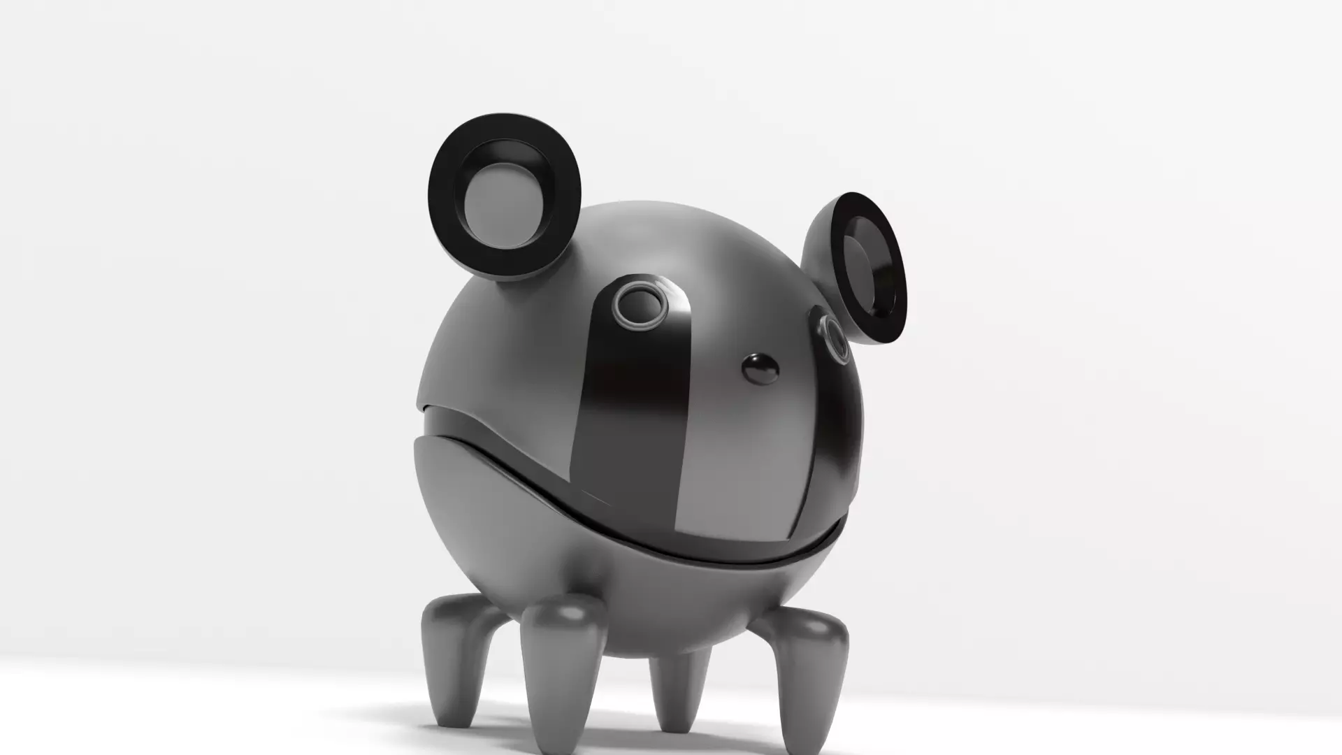 Upa Upa toy with ears 3D model