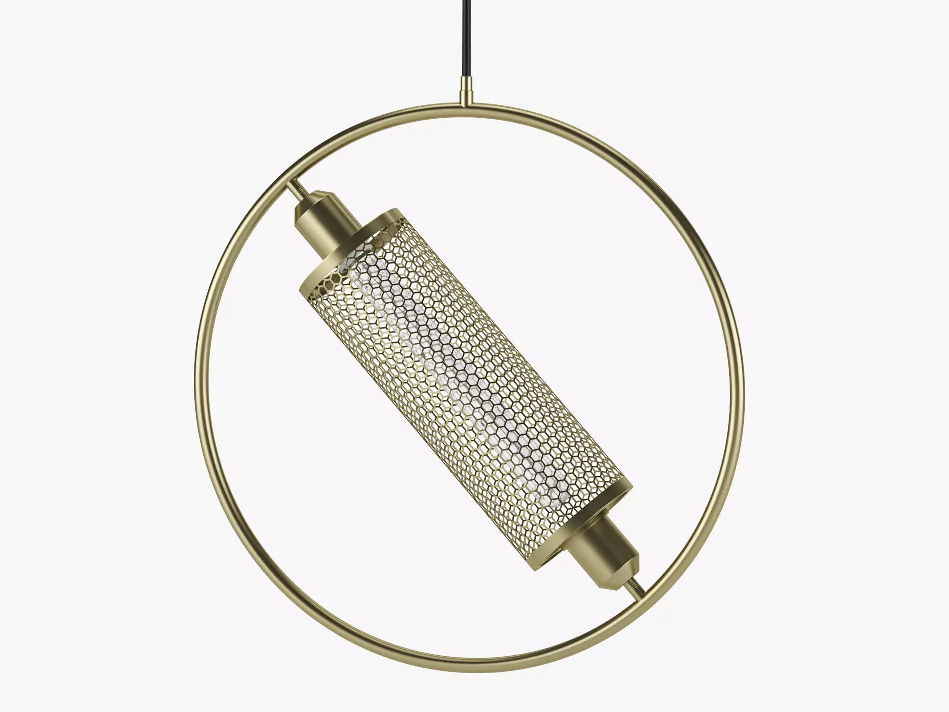 Chiswick Hoop Minimalist Pendant Light 3D model