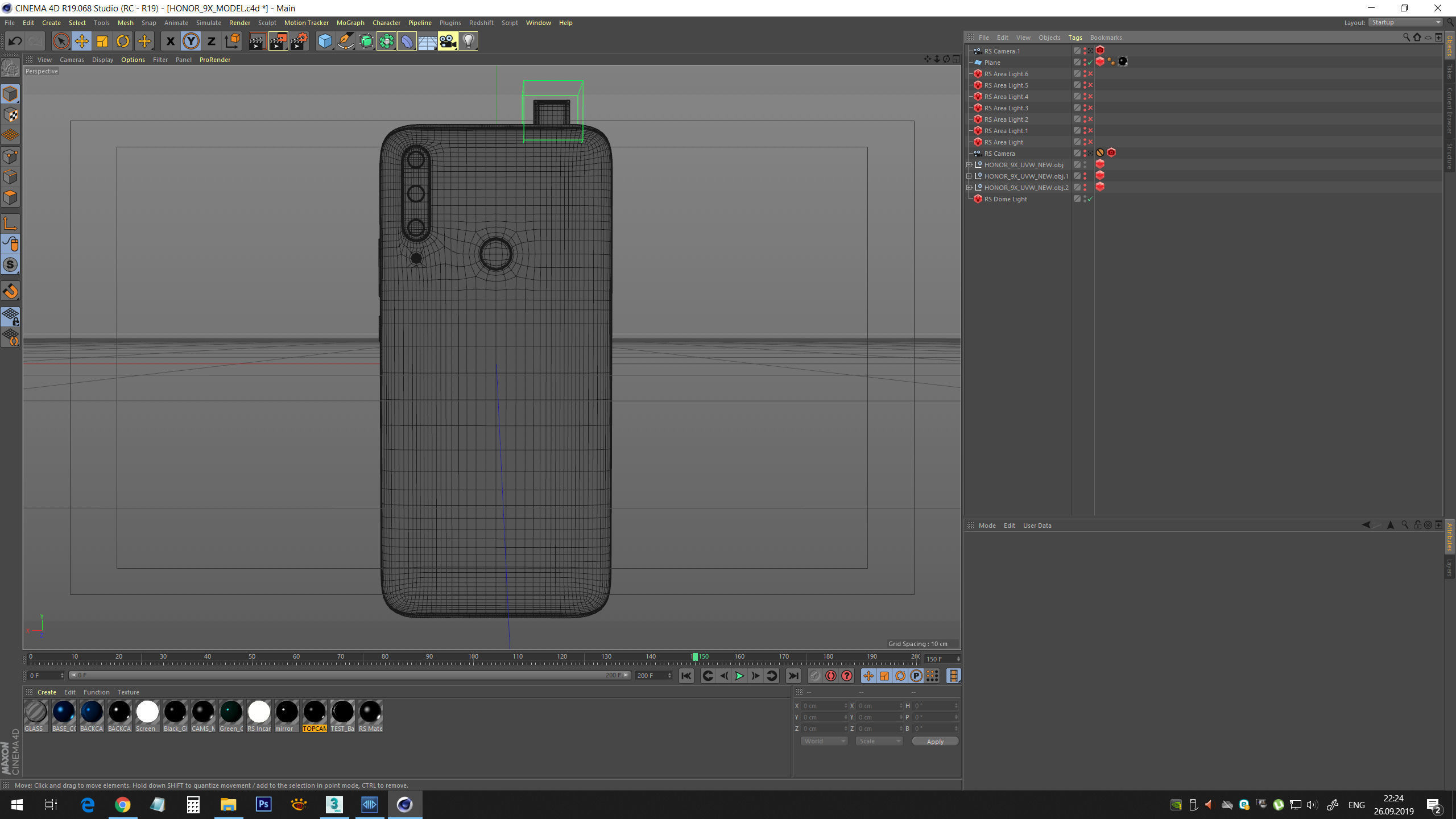 HONOR 9X model 3D model_6