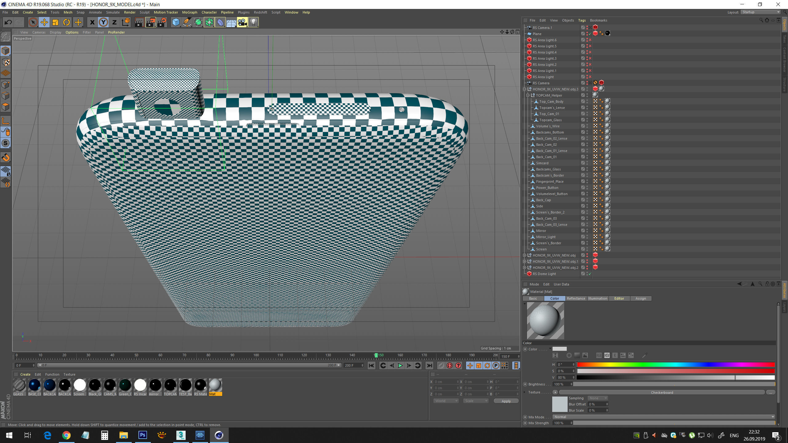 HONOR 9X model 3D model_2