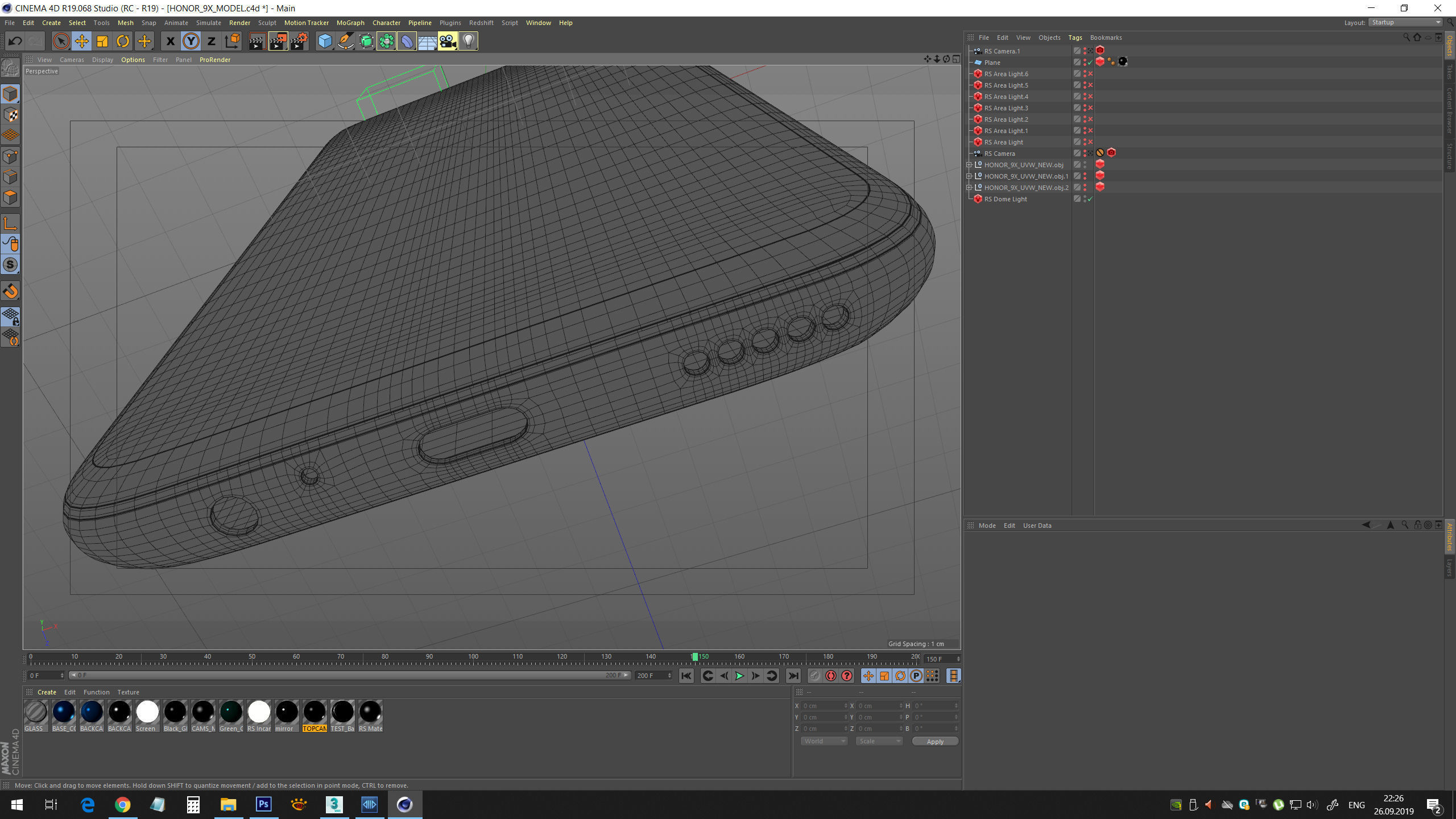 HONOR 9X model 3D model_10