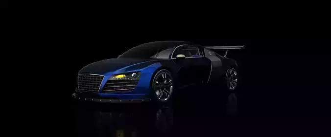 Audi R8 2008 3D model