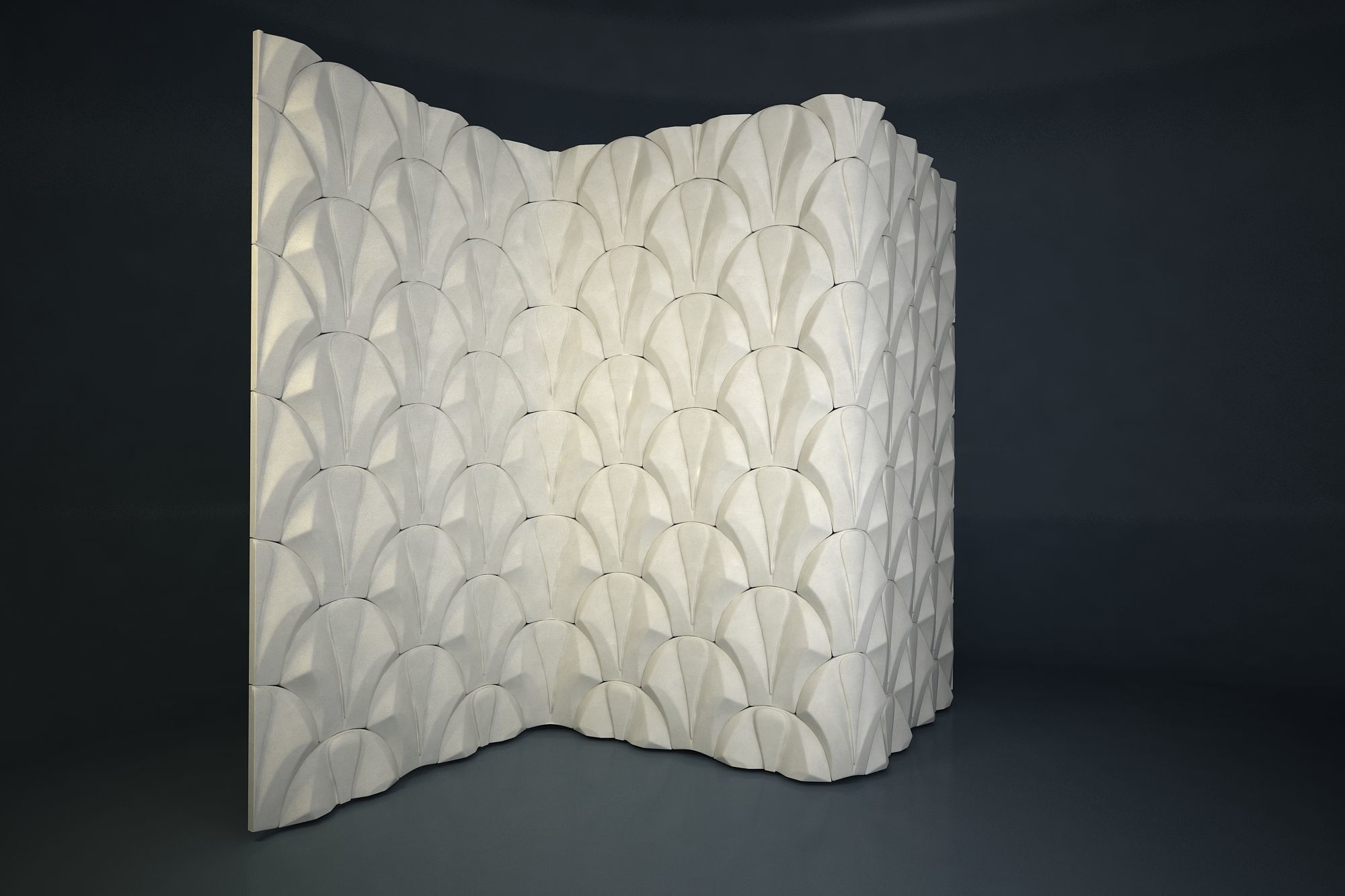 03 VIGELAND WALL PATTERN Low-poly 3D model_2