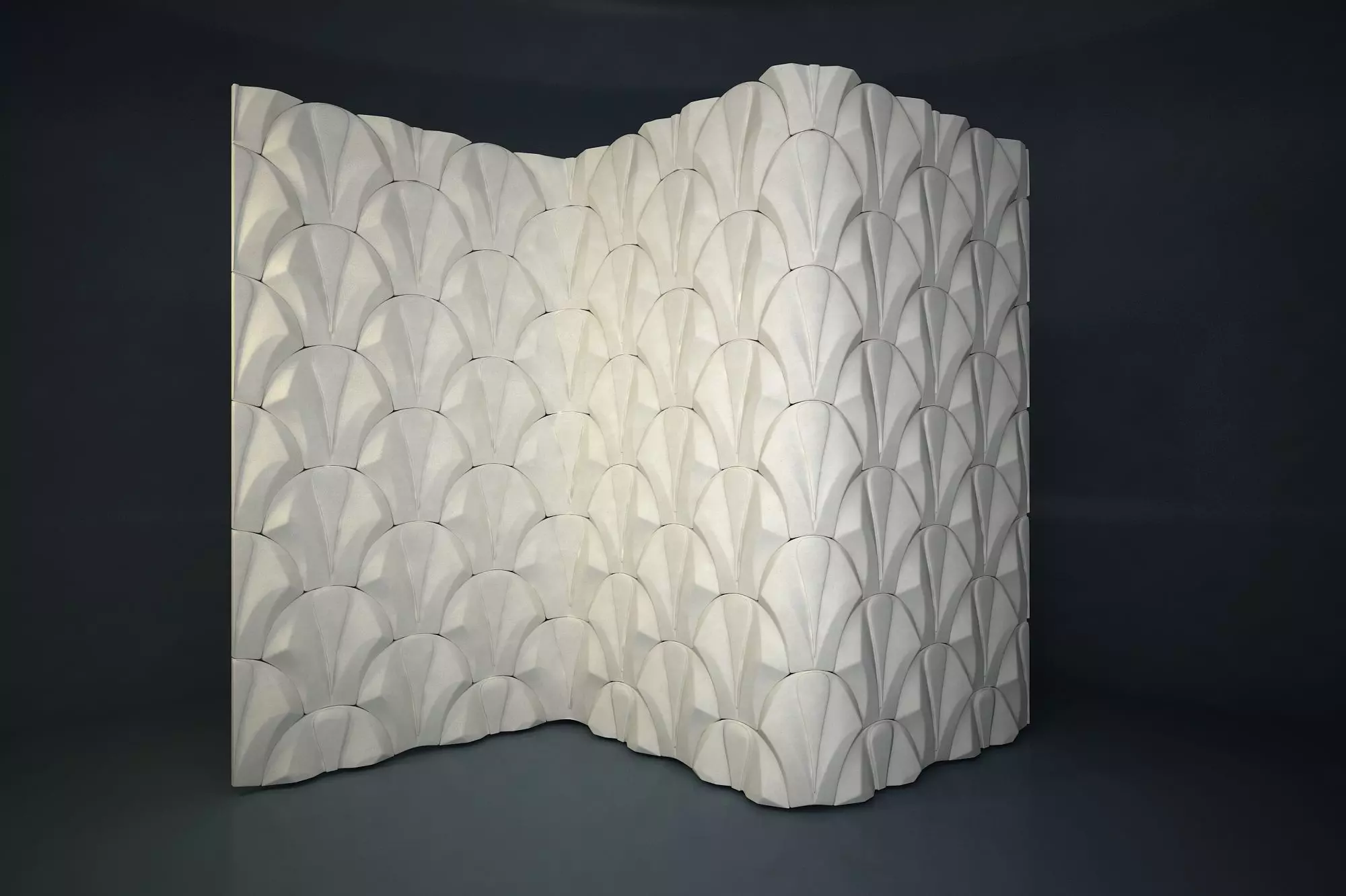 03 VIGELAND WALL PATTERN Low-poly 3D model_0