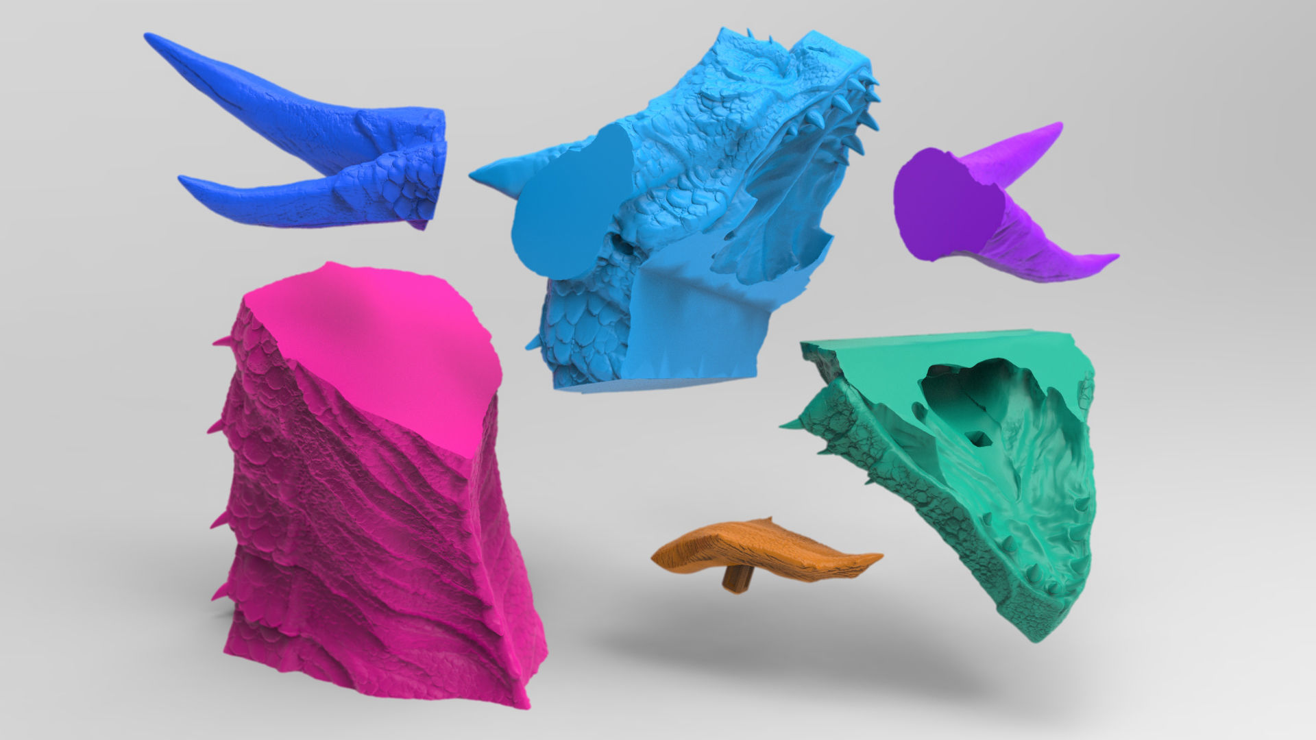Varanur Dragon - 3D Printing Files 3D print model_4