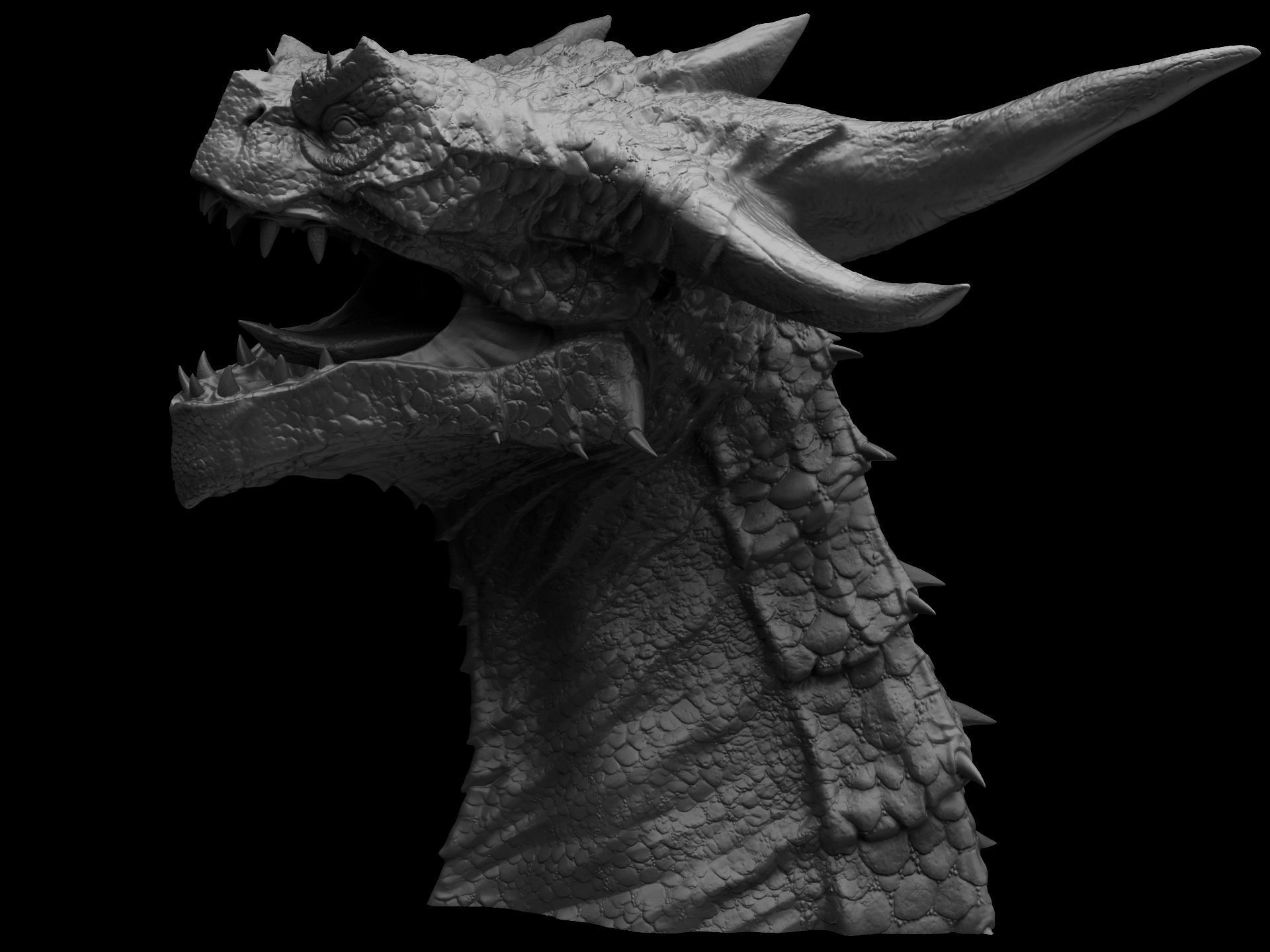 Varanur Dragon - 3D Printing Files 3D print model_3