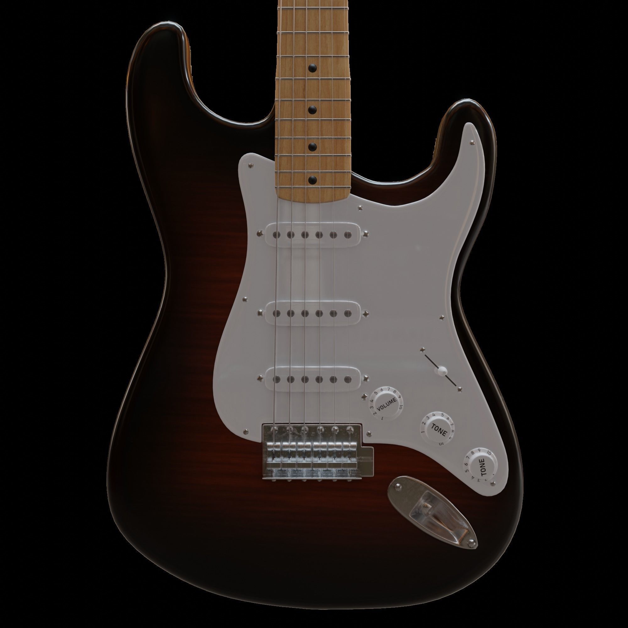 Electric Guitar 3D model_3