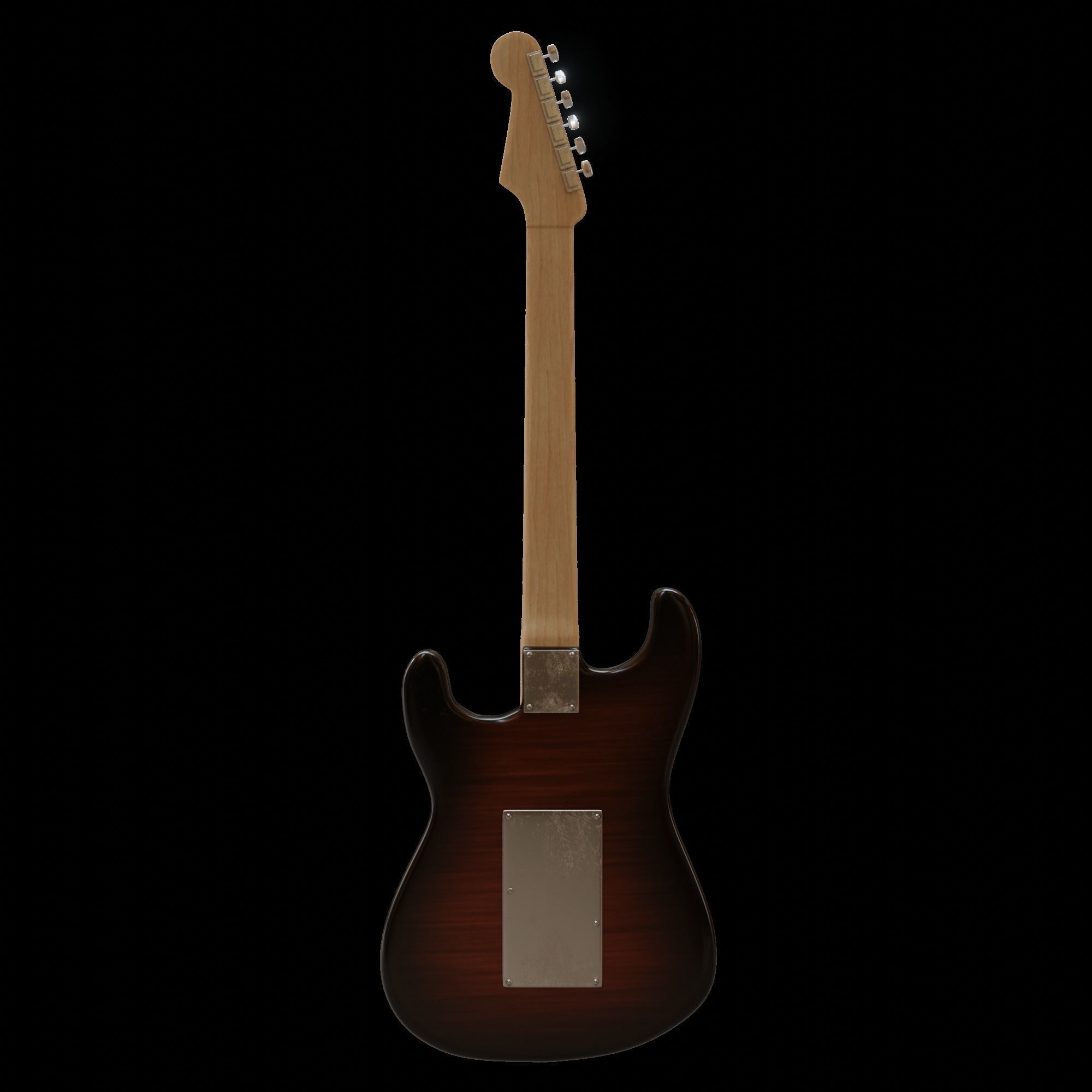 Electric Guitar 3D model_2