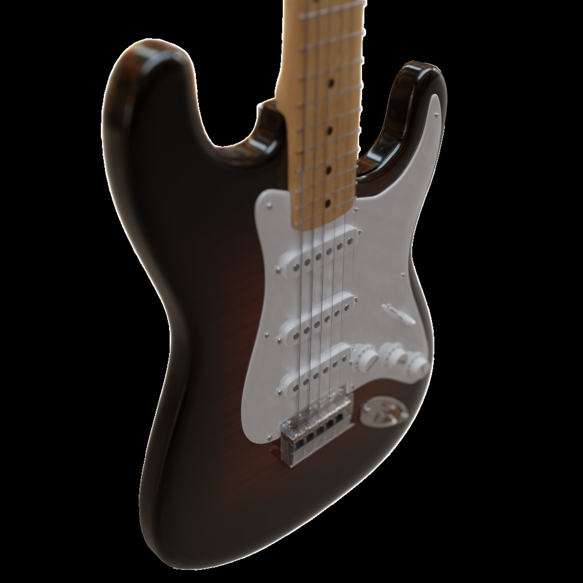 Electric Guitar 3D model_1