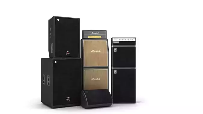 Speaker Marshall JVM  3D model