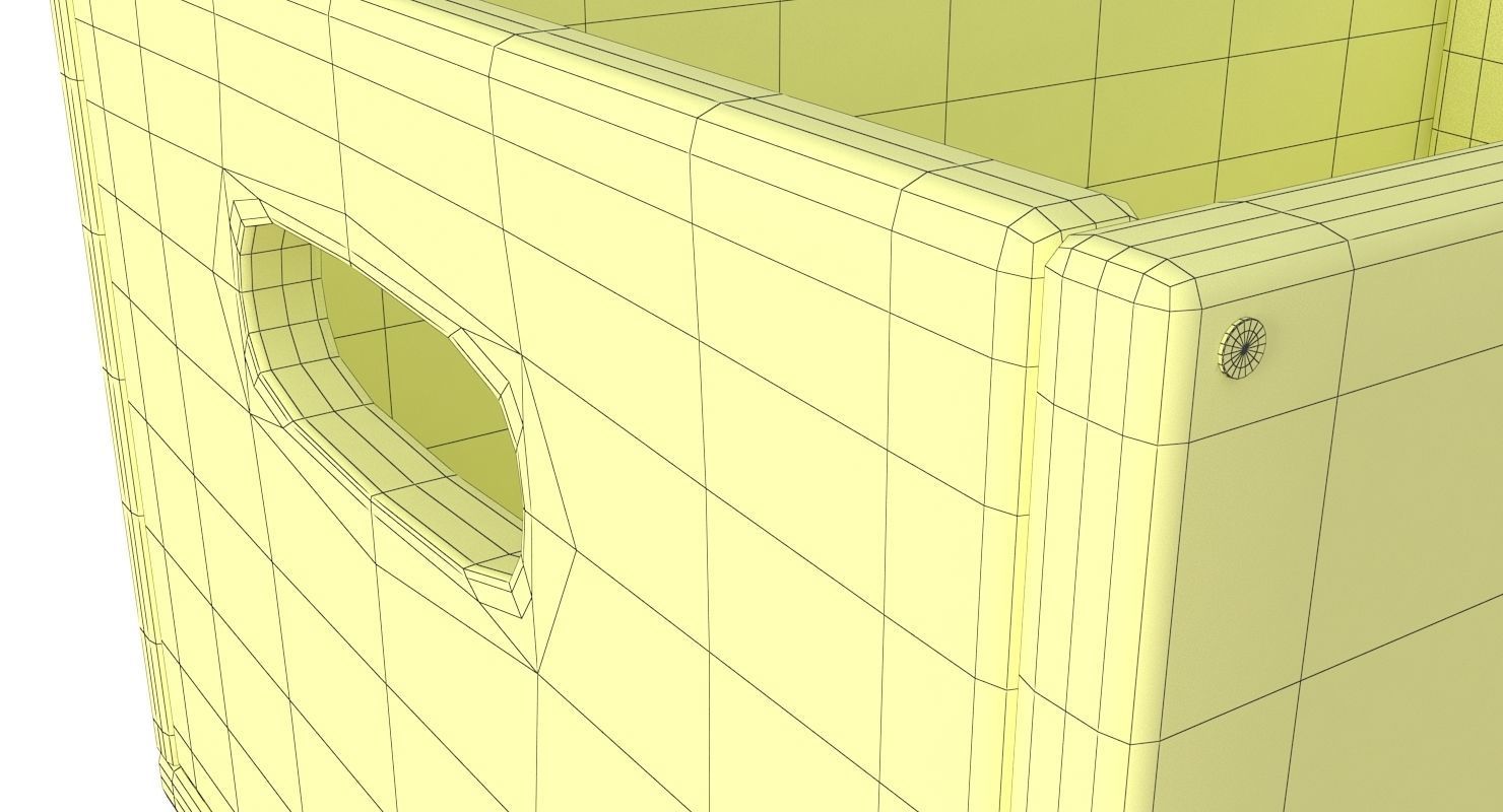 Wooden Box Color 2 3D model_6