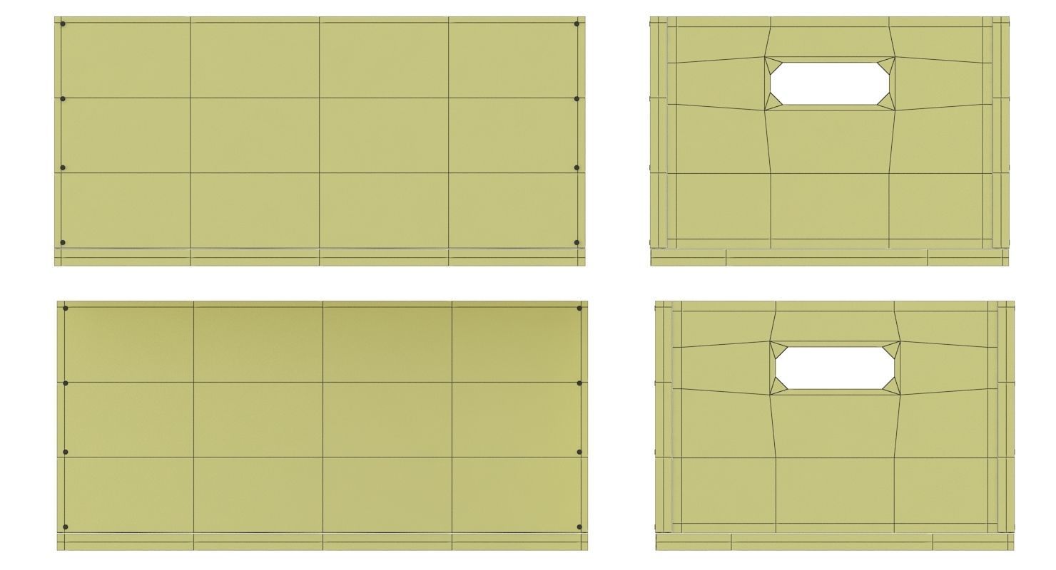 Wooden Box Color 2 3D model_8