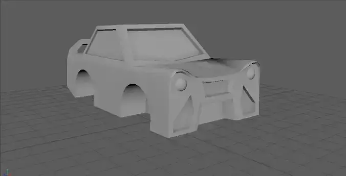 3D Low Poly Car