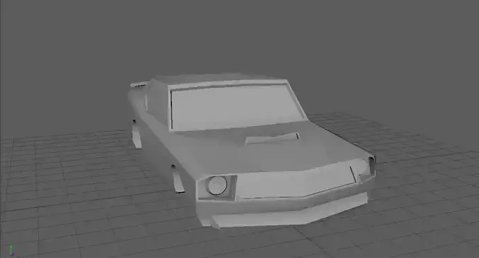 3D Low Poly Car