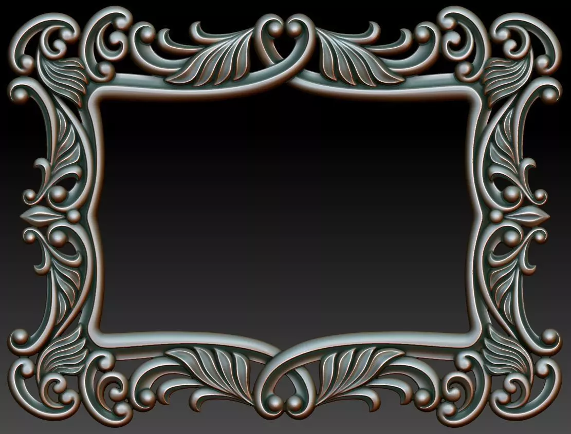 Decorative frame 8 3D print model
