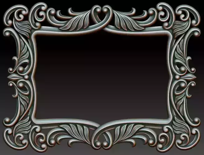 Decorative frame 8 3D print model
