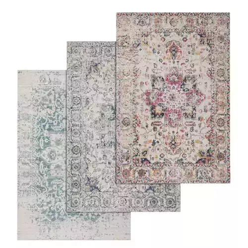 Rug Set 191 3D model
