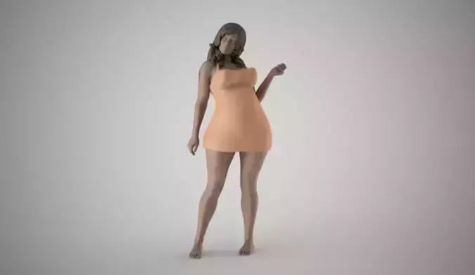 Woman Home Mood 3 3D print model