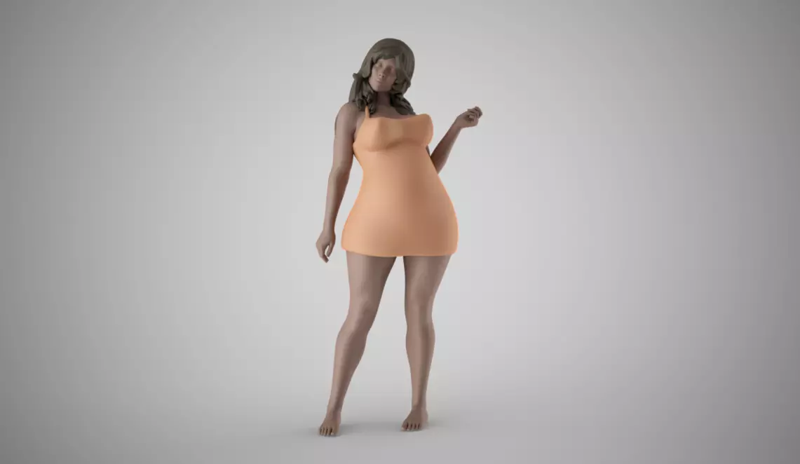 Woman Home Mood 3 3D print model