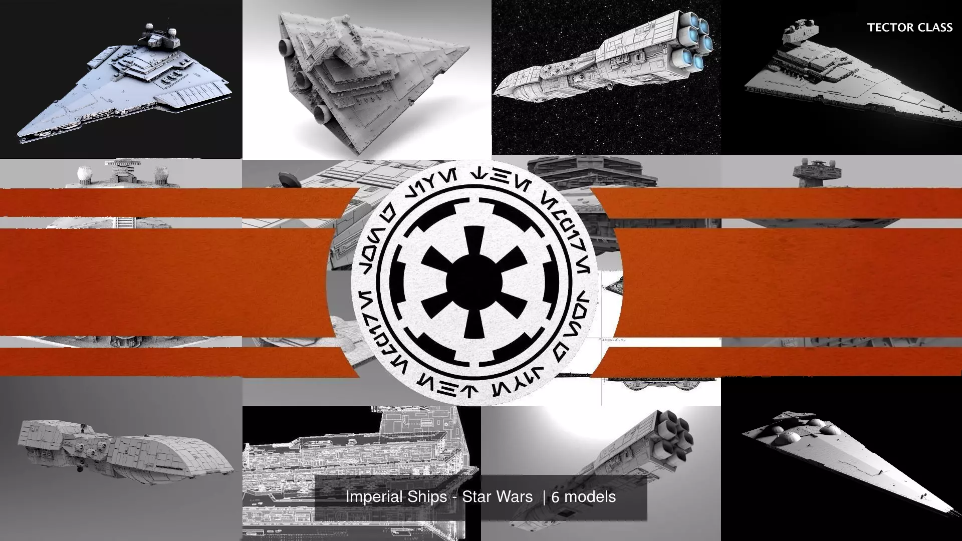 Imperial Ships - Star Wars 3D Model Collection_0