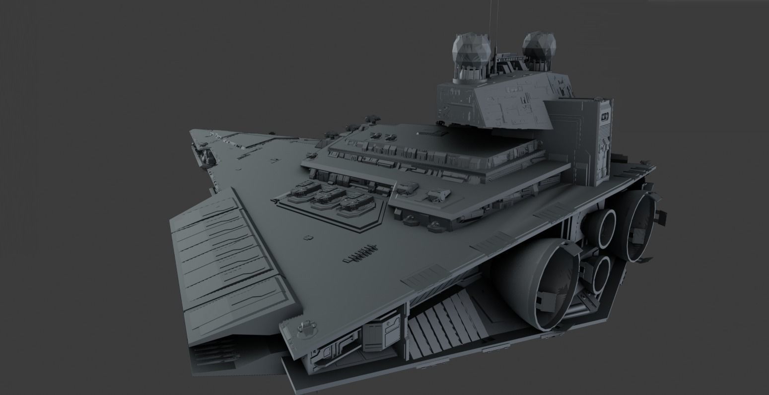 Imperial Ships - Star Wars 3D Model Collection_56