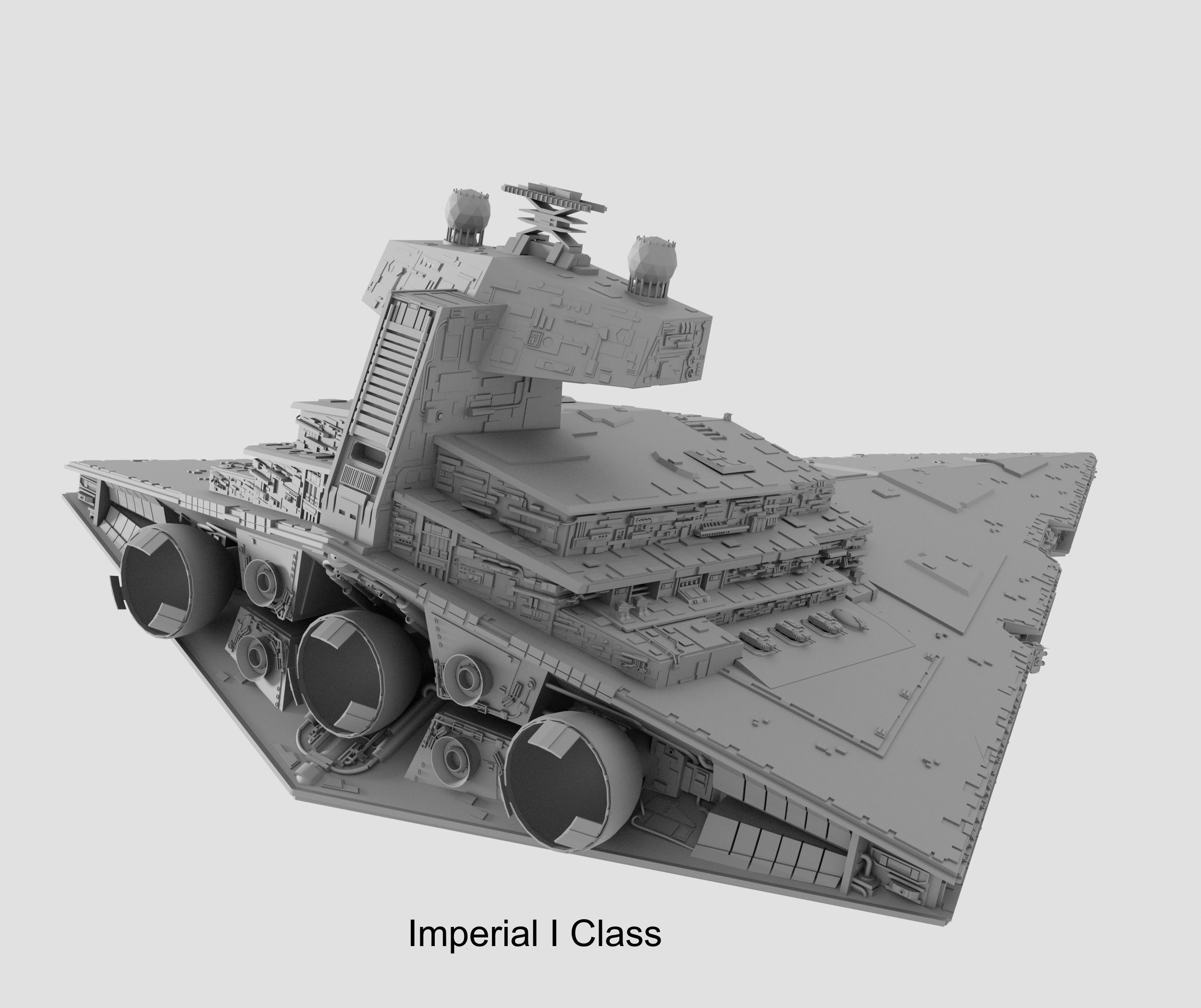 Imperial Ships - Star Wars 3D Model Collection_7