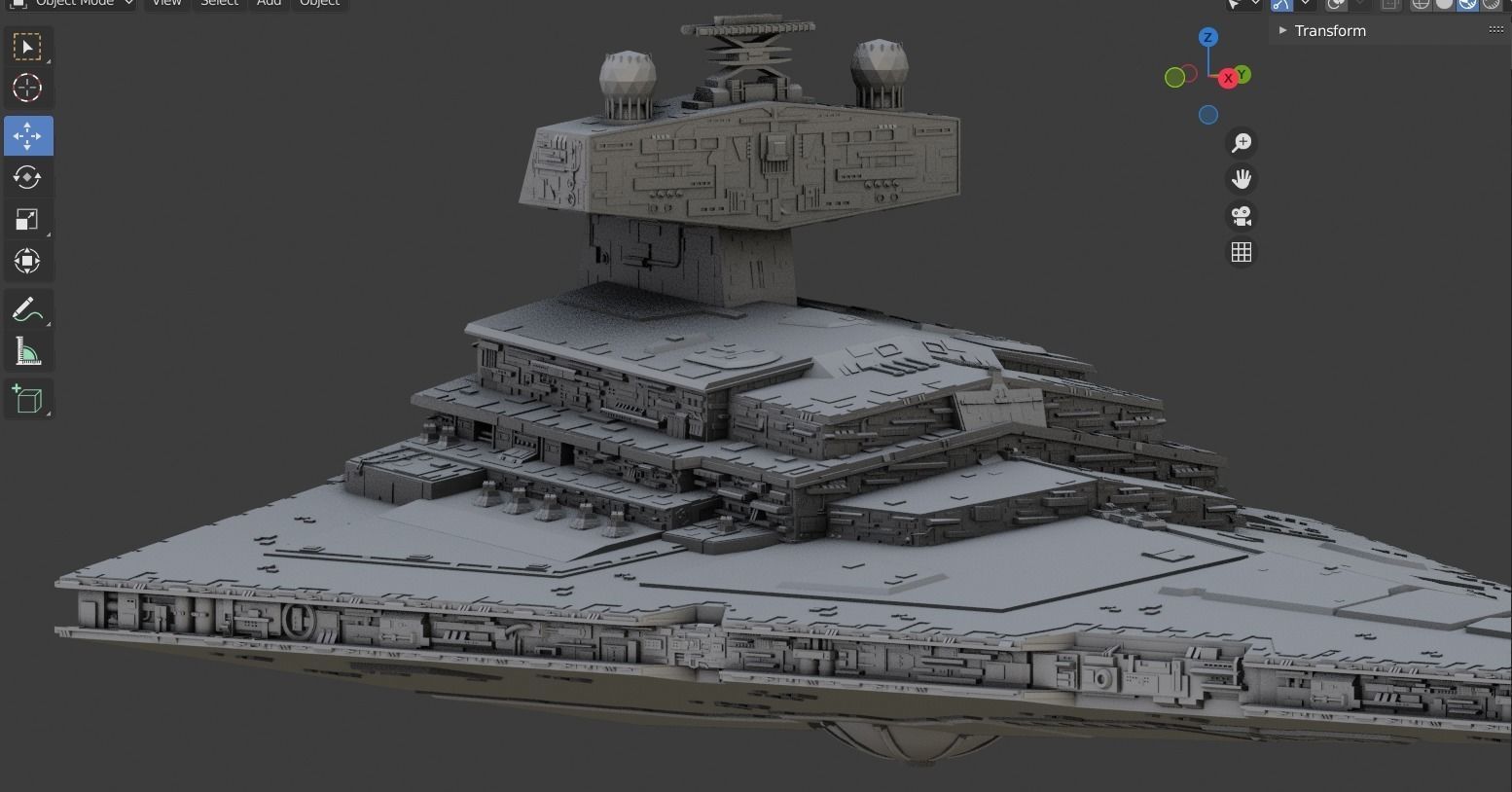 Imperial Ships - Star Wars 3D Model Collection_101