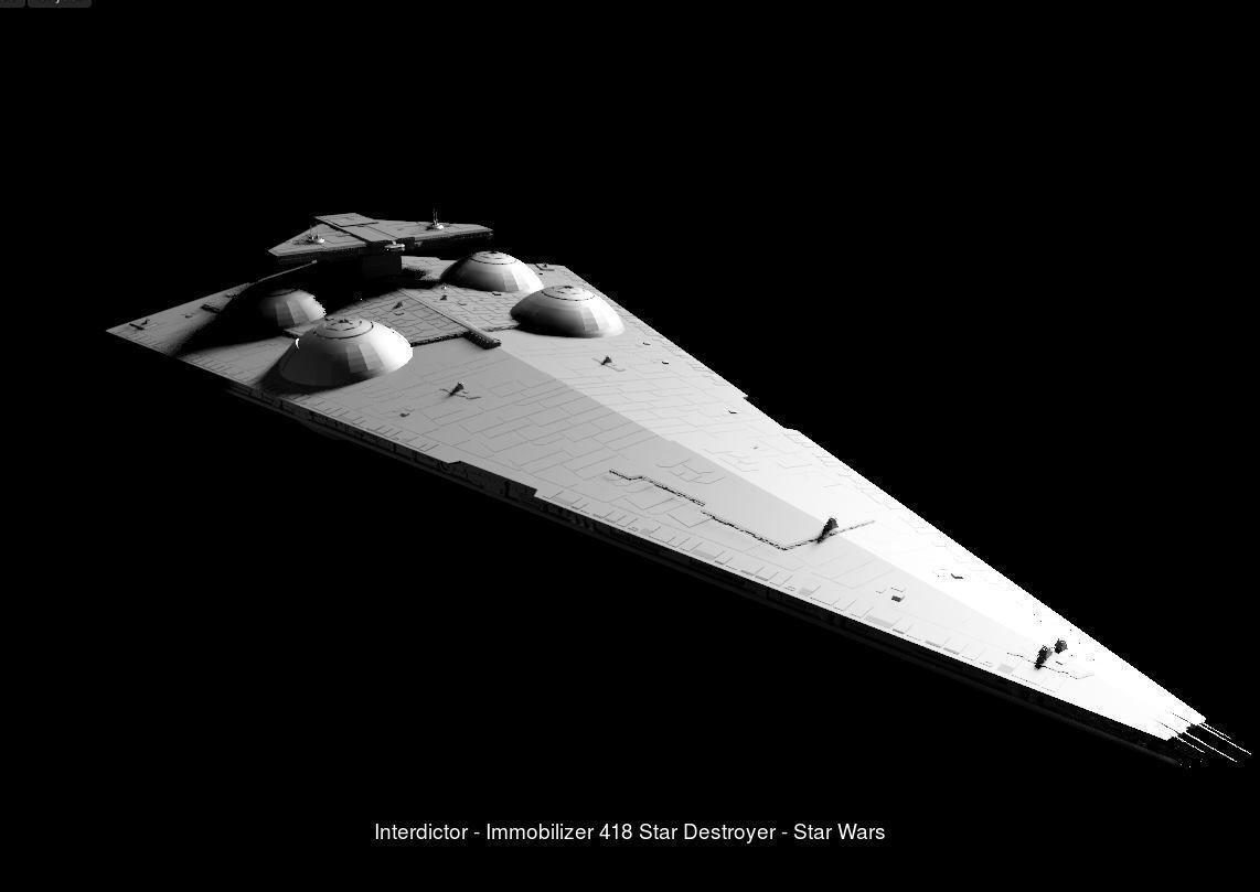 Imperial Ships - Star Wars 3D Model Collection_3