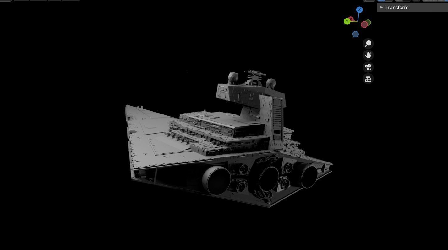 Imperial Ships - Star Wars 3D Model Collection_97