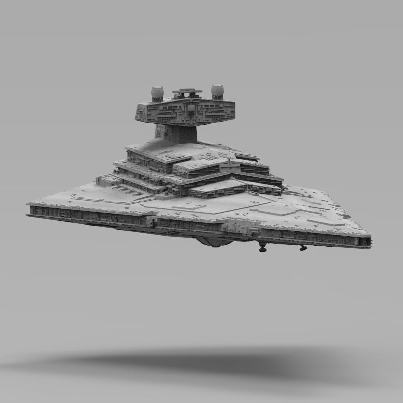 Imperial Ships - Star Wars 3D Model Collection_11