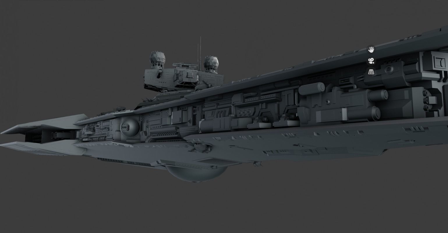 Imperial Ships - Star Wars 3D Model Collection_67
