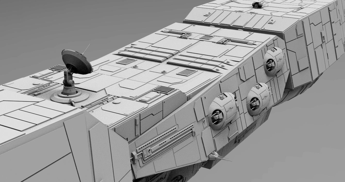 Imperial Ships - Star Wars 3D Model Collection_34