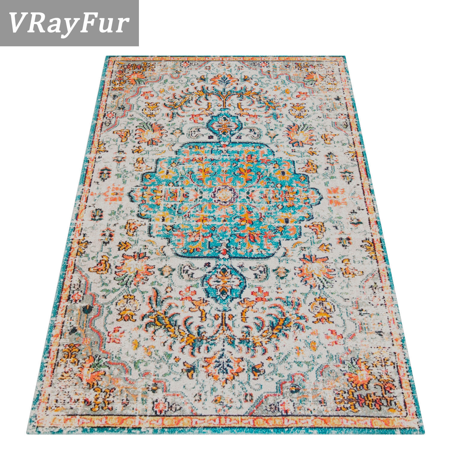 Rug Set 195 3D model_2