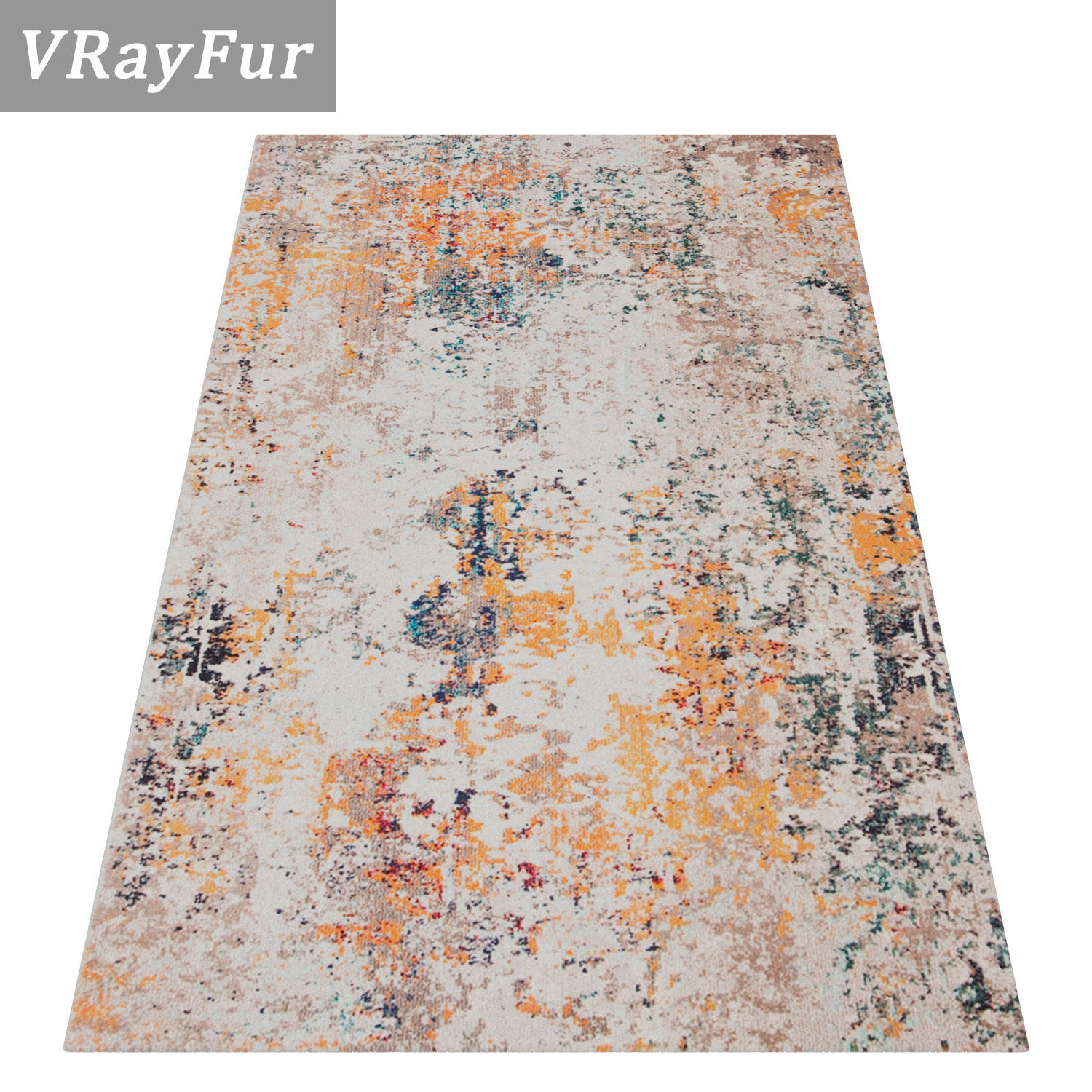 Rug Set 196 3D model_2