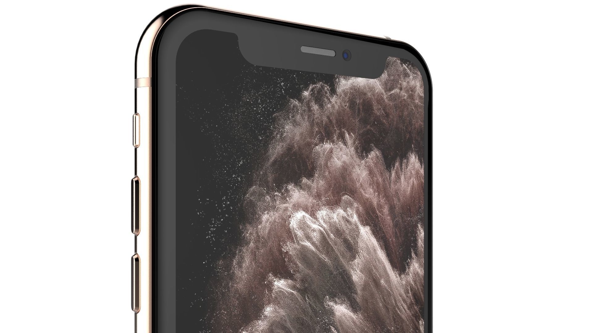 Apple iPhone 11 Pro Gold 3D model_10