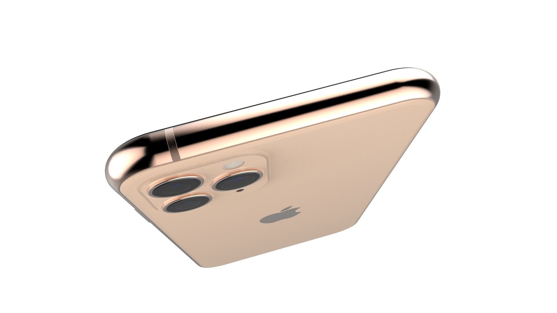 Apple iPhone 11 Pro Gold 3D model_13