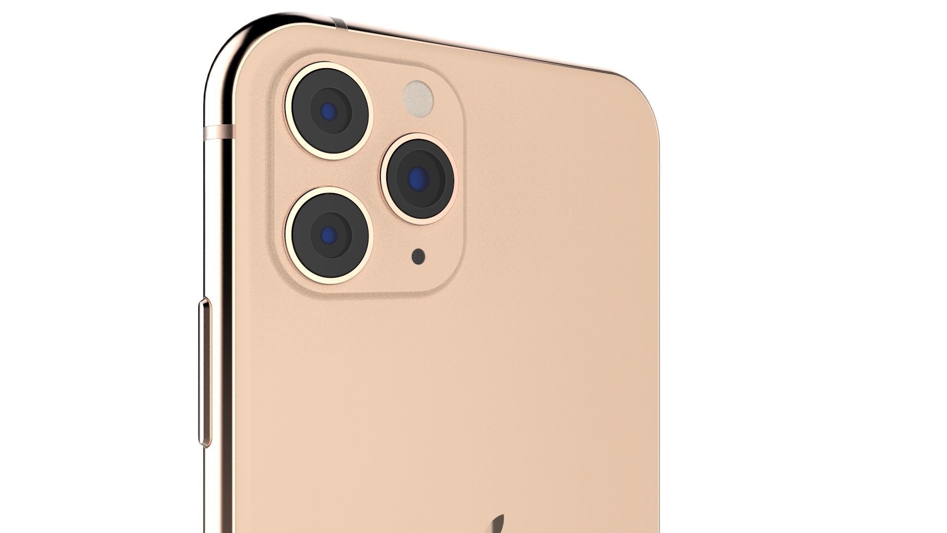 Apple iPhone 11 Pro Gold 3D model_12
