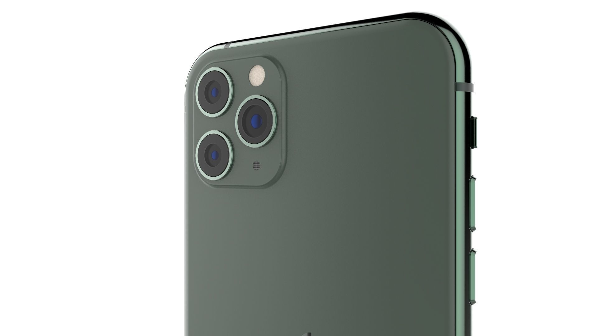 Apple iPhone 11 Pro Midnight Green 3D model_11