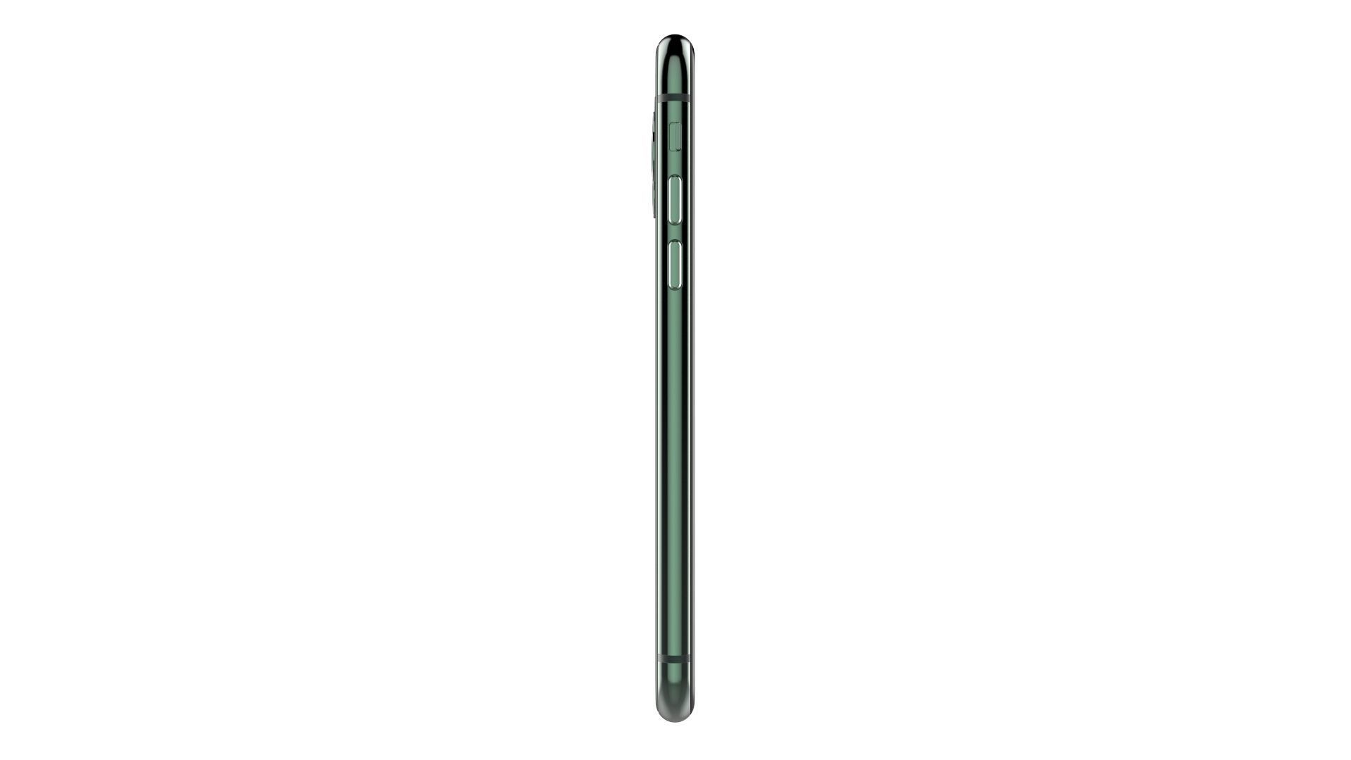 Apple iPhone 11 Pro Midnight Green 3D model_3