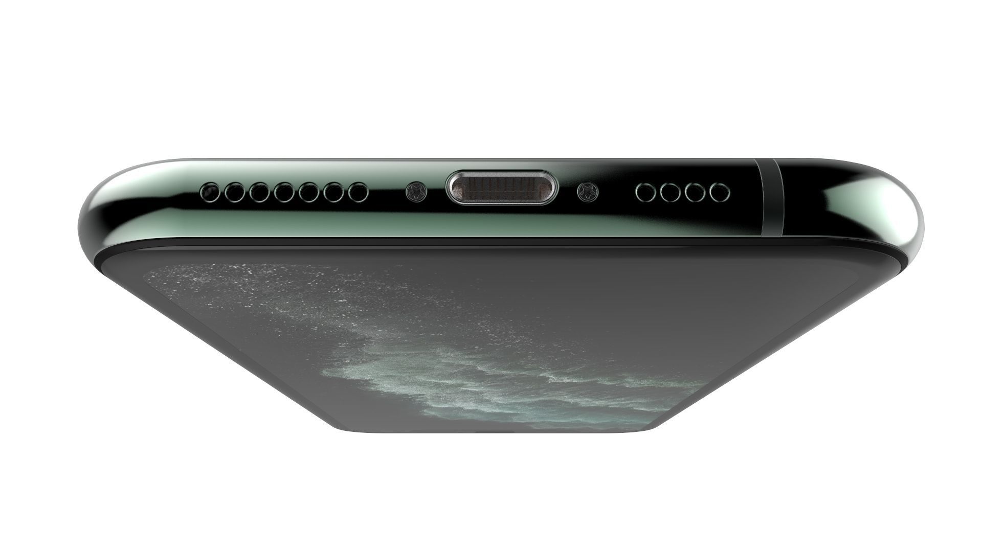 Apple iPhone 11 Pro Midnight Green 3D model_13