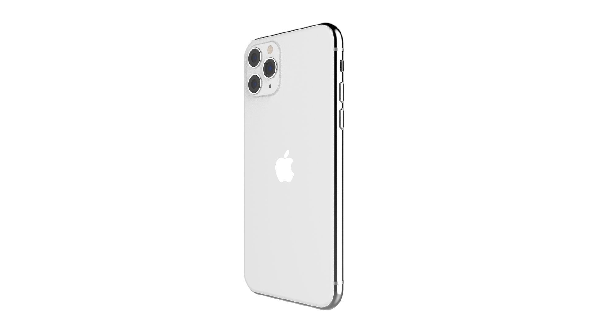 Apple iPhone 11 Pro Silver 3D model_4