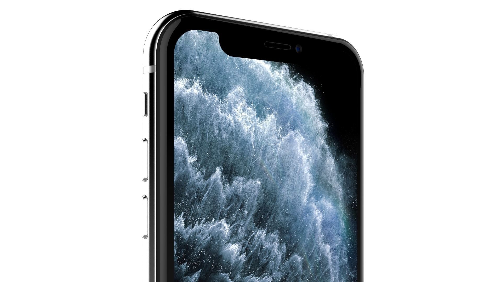 Apple iPhone 11 Pro Silver 3D model_10