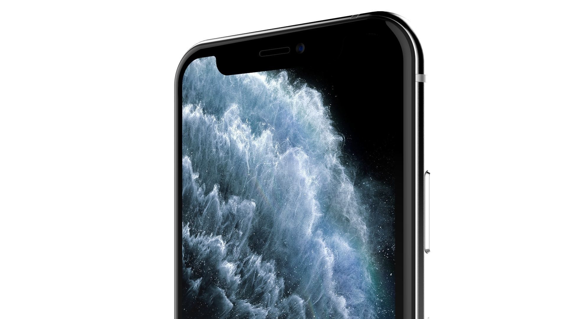 Apple iPhone 11 Pro Silver 3D model_9