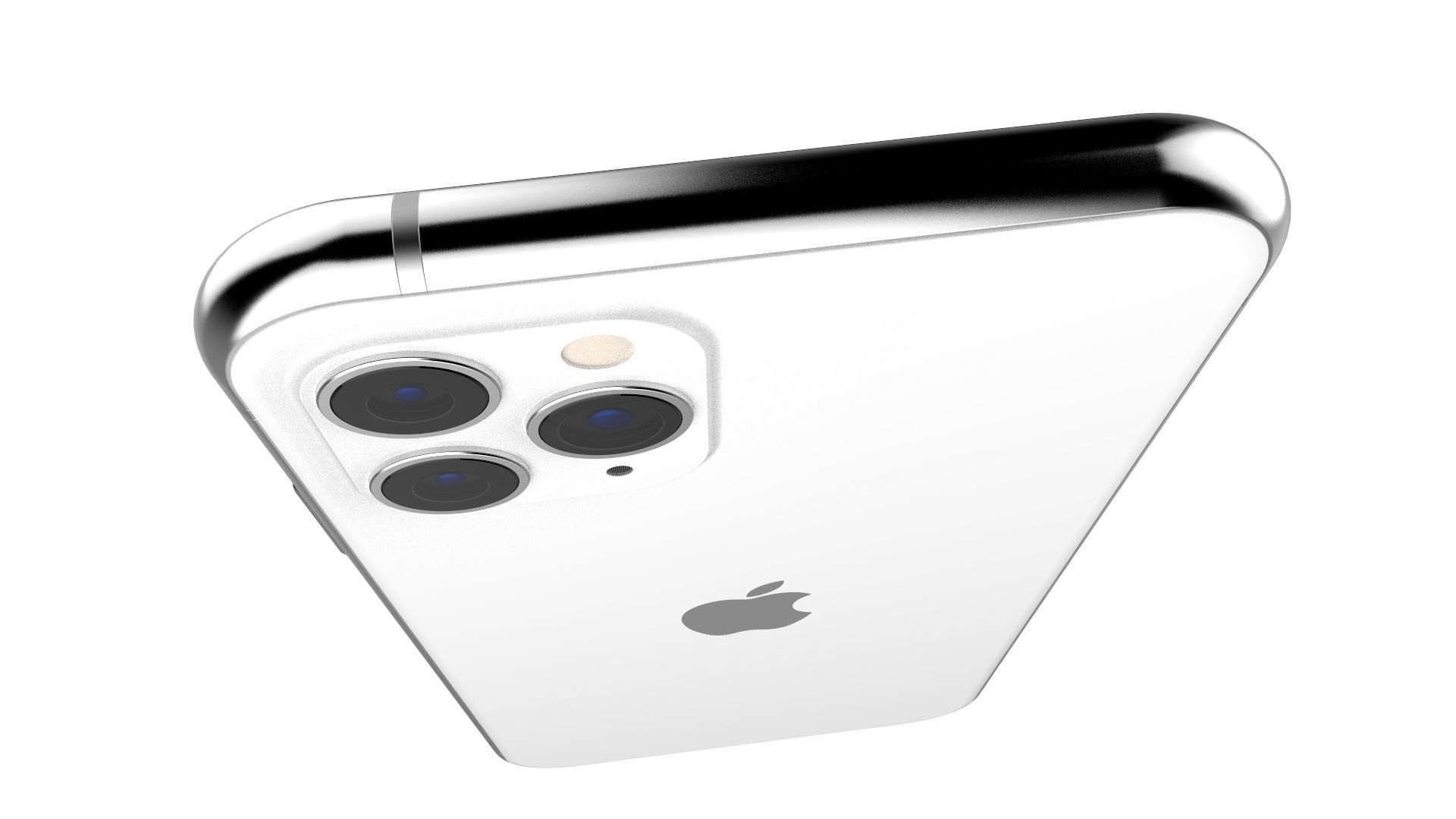 Apple iPhone 11 Pro Silver 3D model_13