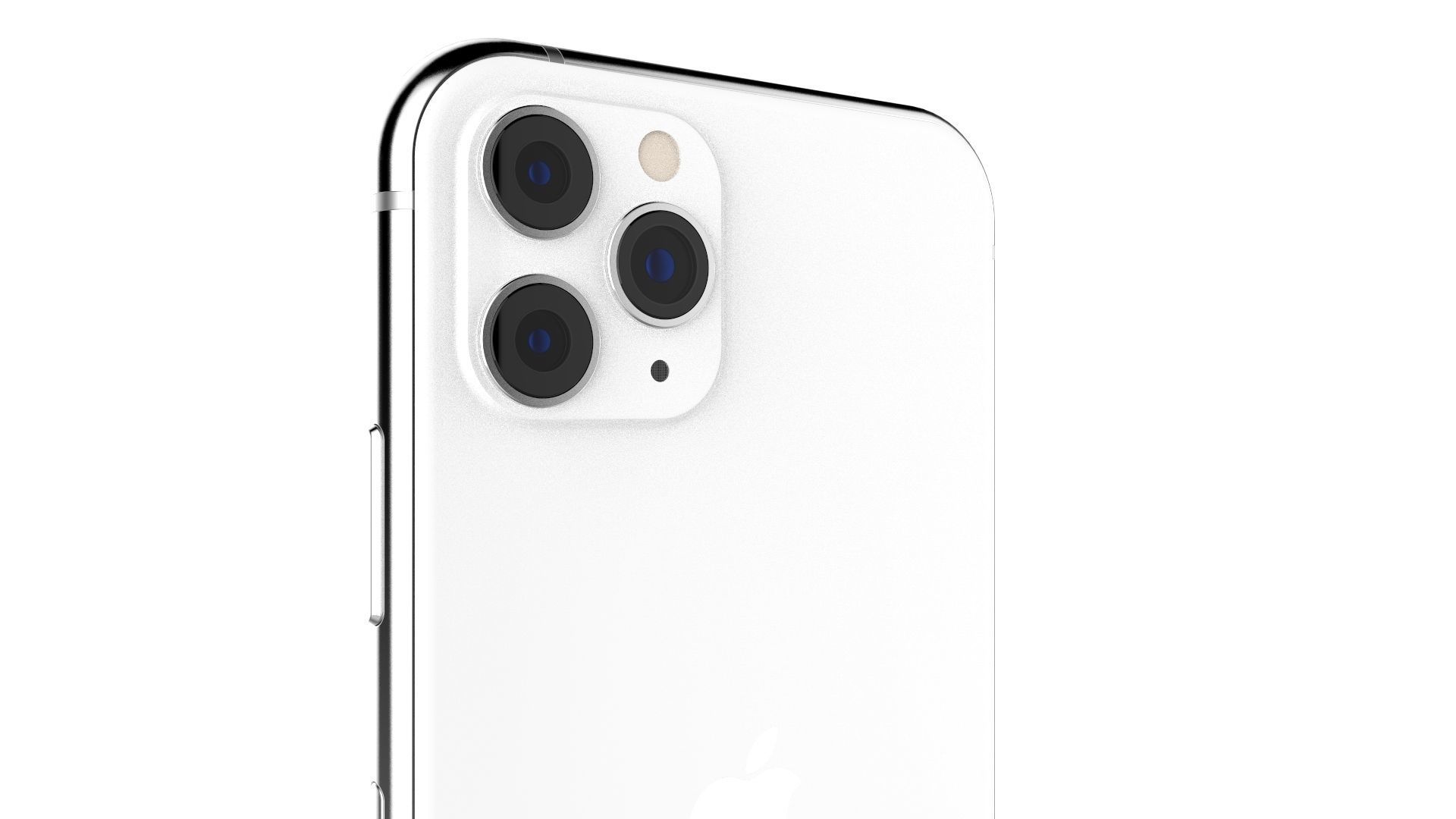 Apple iPhone 11 Pro Silver 3D model_12