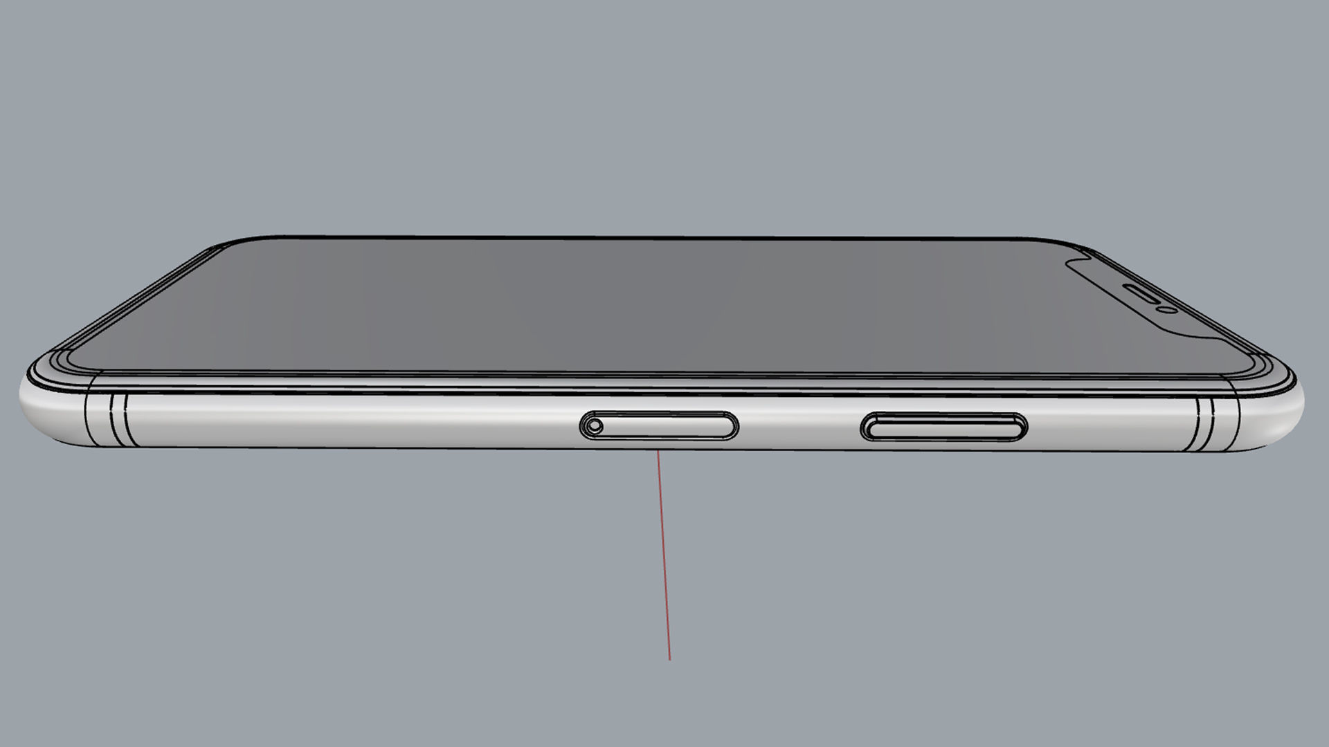 Apple iPhone 11 Pro Space Gray 3D model_17